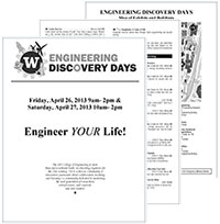 Discovery Days program and map