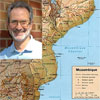 small image of Richard Storch on map of Mozambique