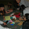 students working on project