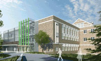architectural drawing of HUB remodel
