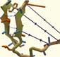 screenshot from protein folding game