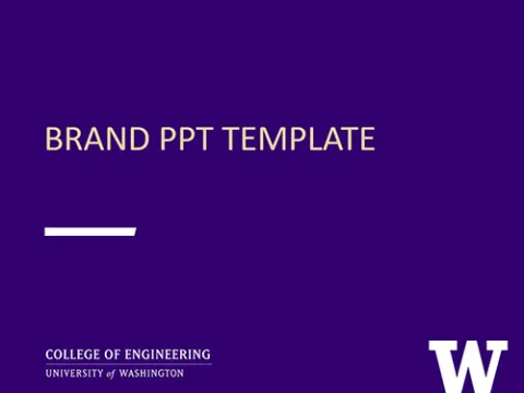 UW Engineering signature powerpoint