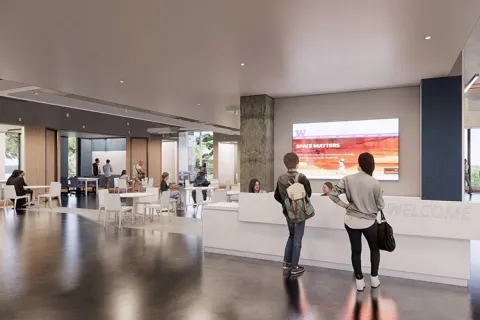 Rendering of IEB lobby