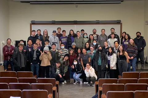 Group photo of Chemical Engineering students